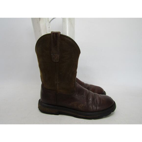 Ariat Mens Size 7 D Brown Suede Leather Cowboy Western Boots main image 10